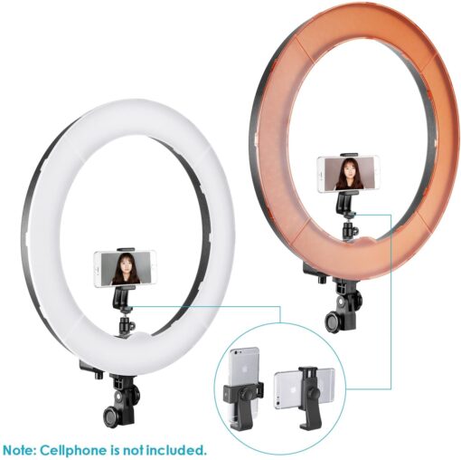 Aro de Luz Led Neewer 18 Pulg con tripie y accesorios - Image 3