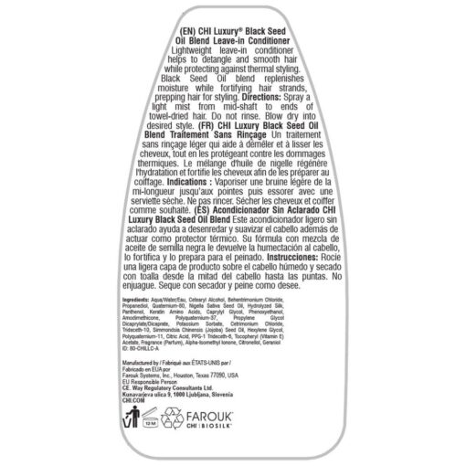 CHI Luxury Crema para Peinar, Suaviza e Hidrata 118 ml - Image 2