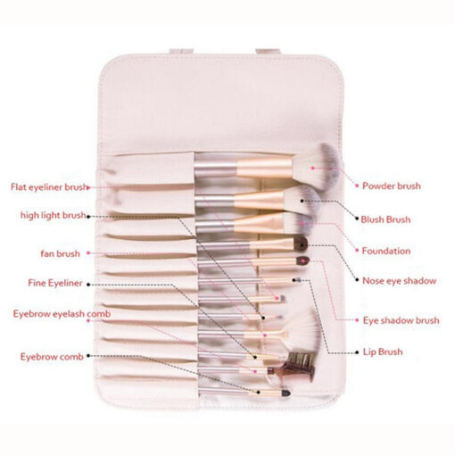Set de 12 Brochas Kabuki con estuche - Image 5