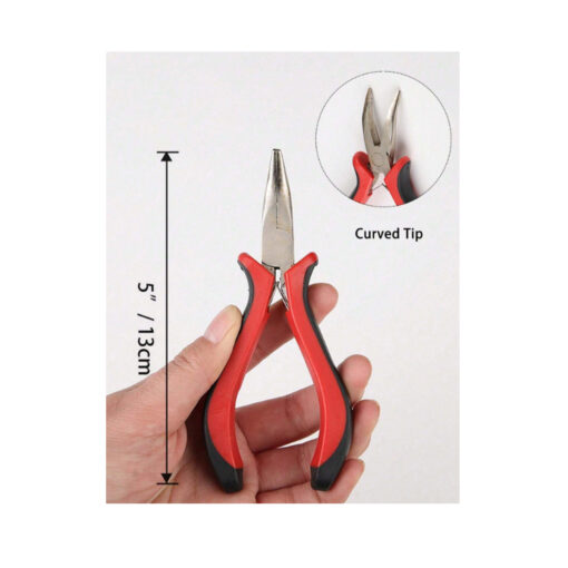 Pinza para aplicar extensiones Nuki Yali Tools 5" 125 mm - Image 4