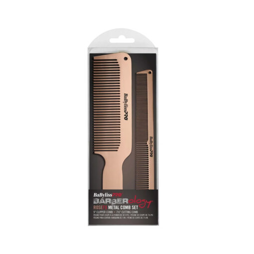 Set de 2 peines Metal BabylissPro Barber - Image 3