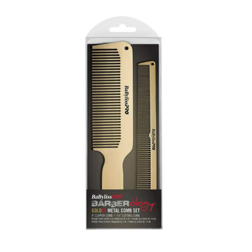 Set de 2 peines Metal BabylissPro Barber