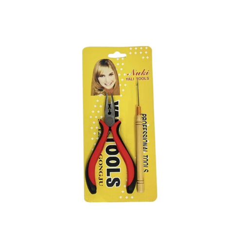Pinza para aplicar extensiones Nuki Yali Tools 5" 125 mm