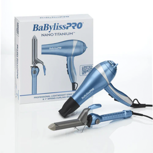STYLING SET BabylissPRO Secador Iónico Profesional y Tenaza de 1″ BNTPP68 - Image 2