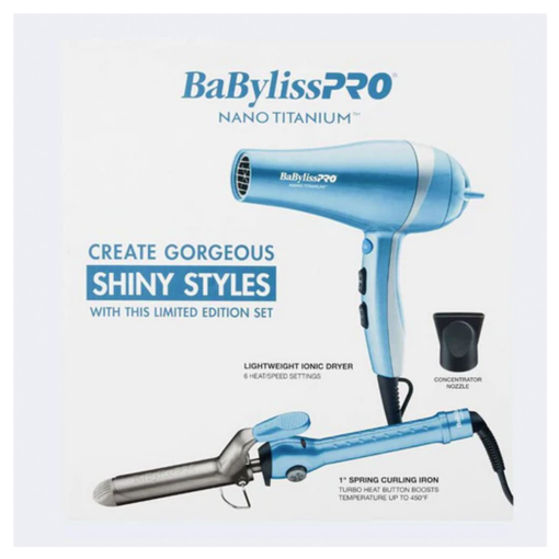 STYLING SET BabylissPRO Secador Iónico Profesional y Tenaza de 1″ BNTPP68 - Image 3