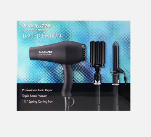 BaBylissPro EDICIÓN LIMITADA Porcelana Cerámica Set (Secadora, Waver, Rizador)