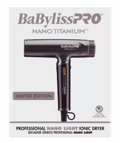BabylissPRO® Nano Titanium Secador de pelo profesional nano ligero iónico (púrpura)