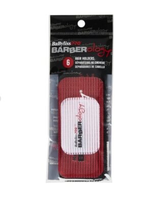 Separadores BabylissPRO Barberology Hair Grips 6 pzs