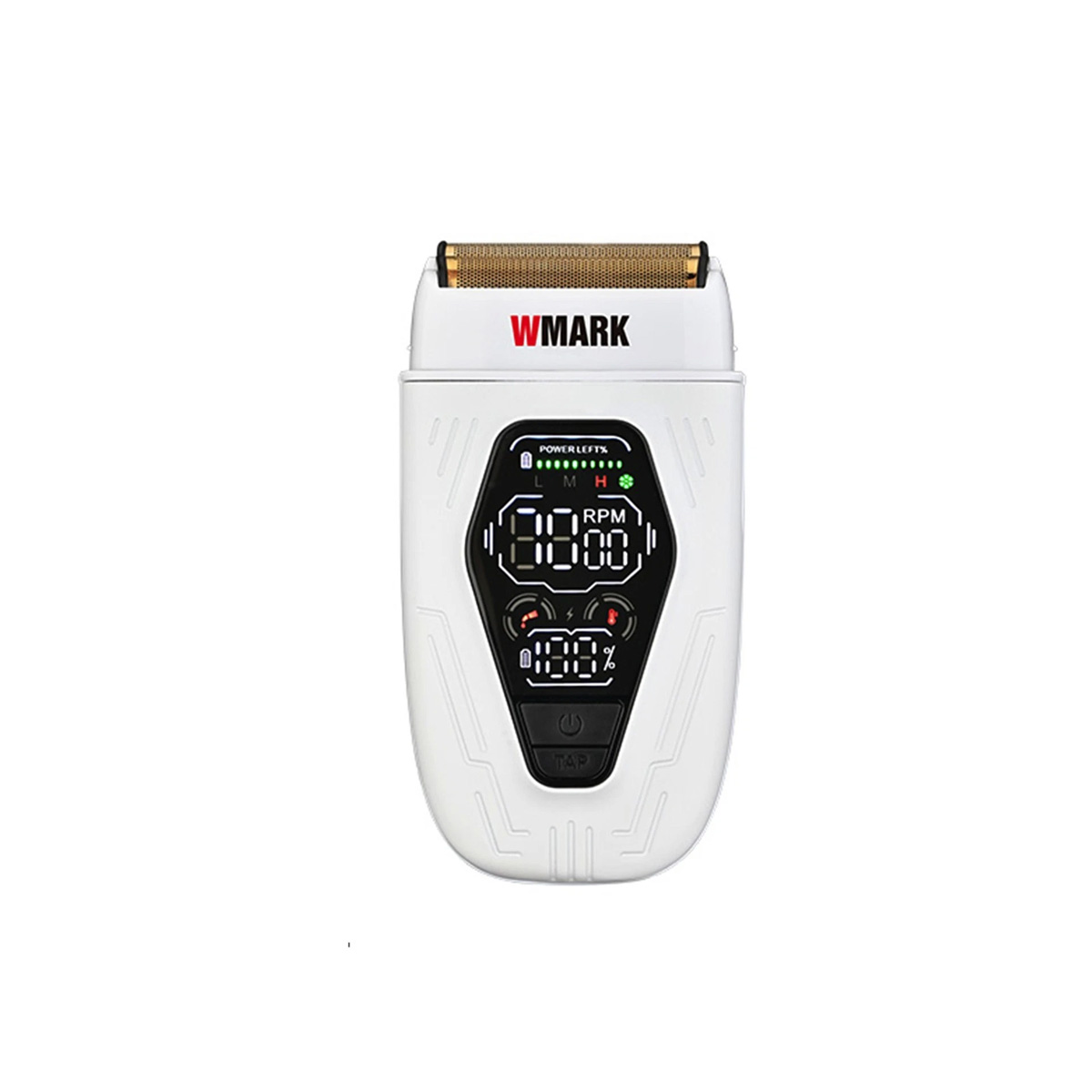 WMARK Pro Inalámbrico Li Kit de Peluquería de Alta Velocidad Cortapelos Recortadora Afeitadora Blanco - Image 4