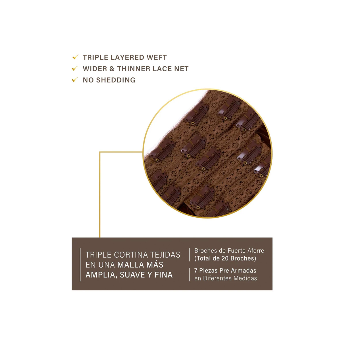 Extension Diamond Luxury Ultra Silky 7pc Clip-In 22" - Image 3