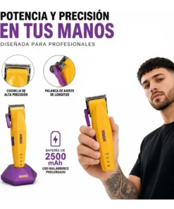 Combo Wmark NG-8636 Clipper y Trimmer Inalambrico - Imagen 6