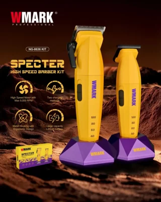 Combo Wmark NG-8636 Clipper y Trimmer Inalambrico
