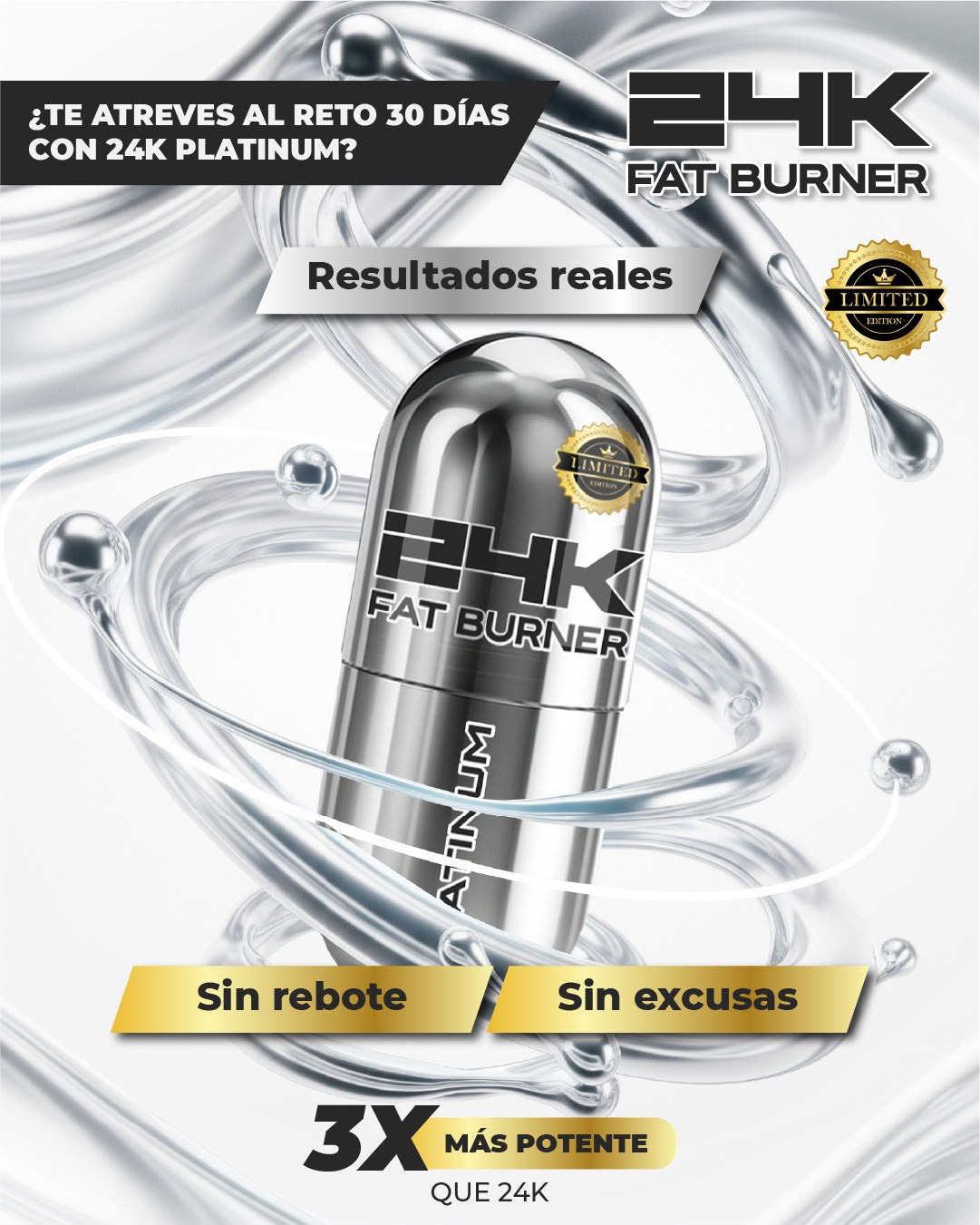 24K Fat Burner Platinum - Imagen 6